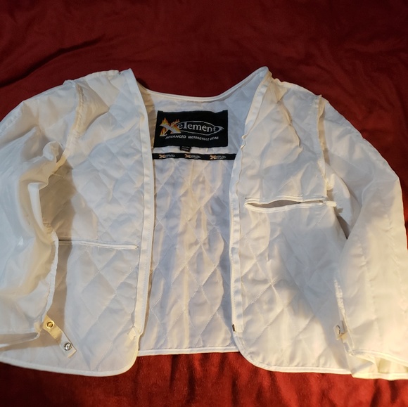 Reflective tribal heart motorcycle jacket - Picture 3 of 9